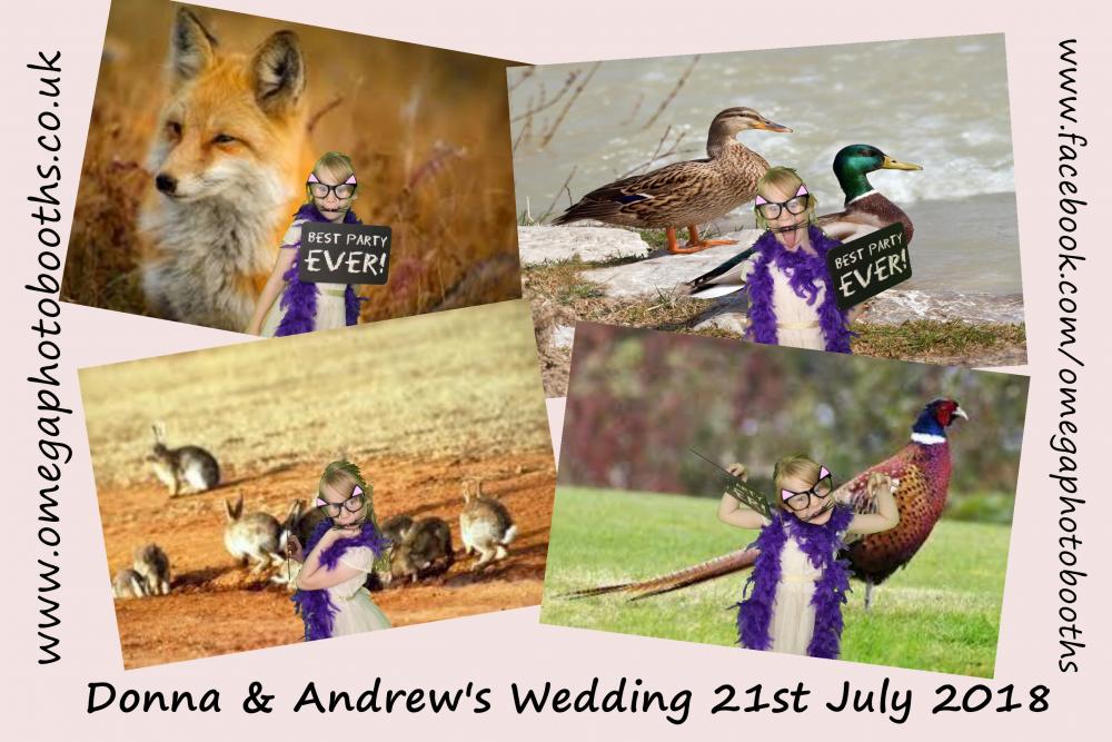 Donna & Andrew's Wedding | View more photos from the event at gallery.omegaphotobooths.co.uk/u/Omega-Photobooths/Donna-Andrews-Wedding